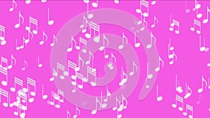 4k Music Notes background,symbol melody melody sound,romantic artistic symphony.