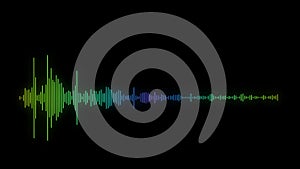 4k music rhythm grahic,audio equalizer,audio spectrum glow simulation use for music and computer calculating.