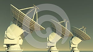 4k Satelite Dishes,Large Radio Observatories-TimeLapse,Radar,outer Space.