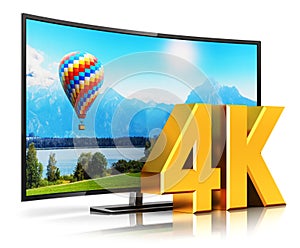 4K UltraHD curved TV