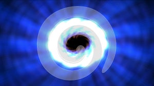 4k Universe light circle,Milky Way round,laser ring,energy tech background.
