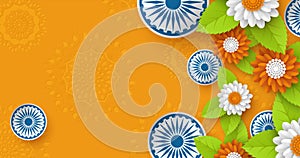 4K video animation for national holidays of India.