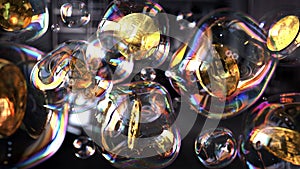 4k Video Bitcoin Soap Bubbles, Prores 4444