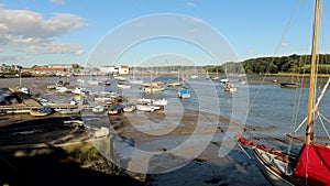 4k video footage of the River Deben at Woodbridge in Suffolk