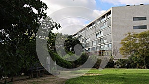 4k video, Garden of the Muses in Parque das Nacoes, in Lisbon