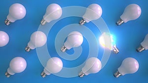 4k Video Light Bulb Particle Lights. Prores 4444