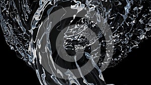 4k Video Water Swirl, Prores 4444