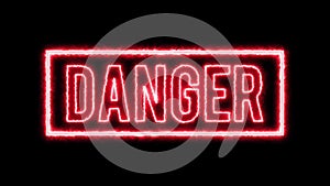 4k Warning Danger Background