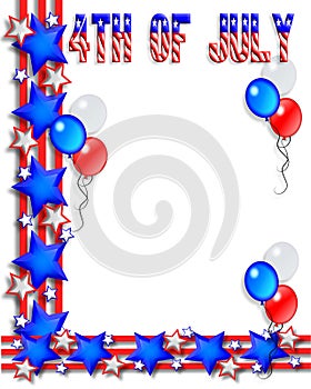 4th of July Border