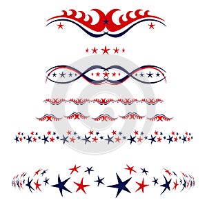 4th of July borders