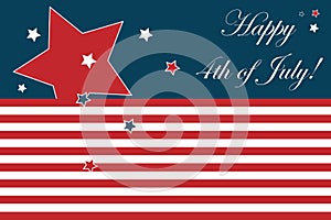 4th of July card