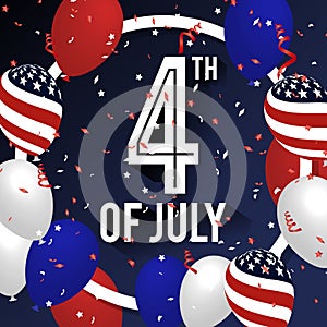 4TH of July Celebration Background Design