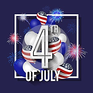 4TH of July Celebration Background Design