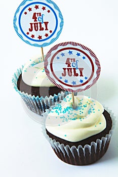 4th of July Cupcake