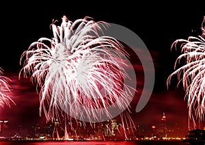 The 4th of July fireworks in NYC