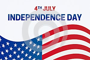 4th July Independence Day Background Illustration
