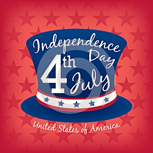 4th of july Independence day celebration hat background