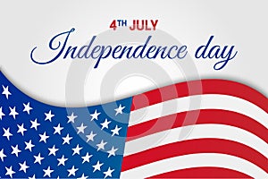 4th July Independence Day Illustration