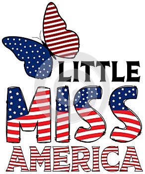 4th of July, Independence Day Little Miss America