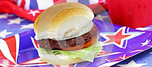 4th of July Panorama Burger