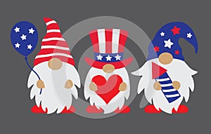 4th of July Patriotic Gnomes