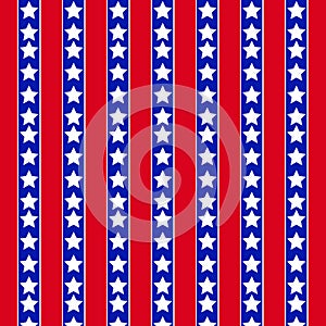 4th of July Patriotic Red White and Blue stars and Stripes Background Paper