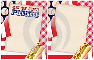 4th of July Picnic Invitation