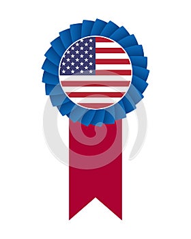 4th of July rosette