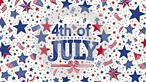 4th July USA background