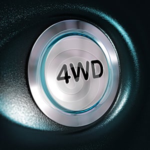 4WD Button, Four Weel Drive, 4x4 Switch