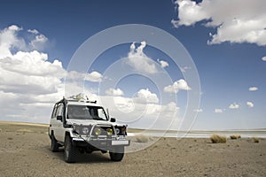 4WD in the desert photo