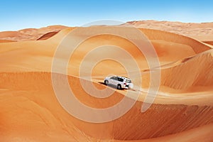 4x4 dune bashing is a popular sport of the Arabian