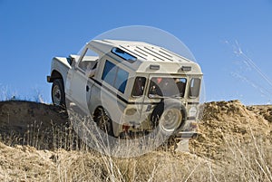 4x4 extreme driving.