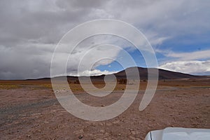 4x4 offroad trail in atacama desert chile south america