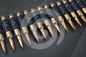 5.56mm NATO ammunition belt