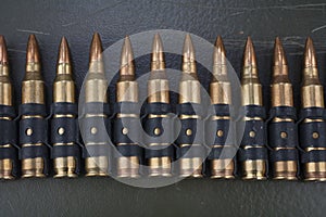 5.56mm NATO ammunition belt