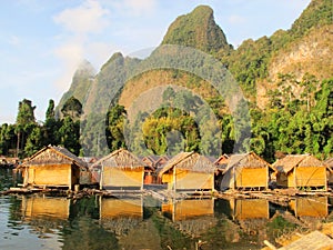 5 bamboo hut