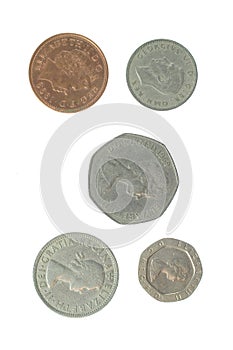 5 English Coins