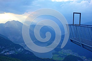 5 Fingers is a free viewing platform in the Dachstein Mountains of Upper Austria, on Mount Krippenstein. It was named