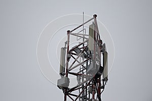 5 G signal tower of cellular communication