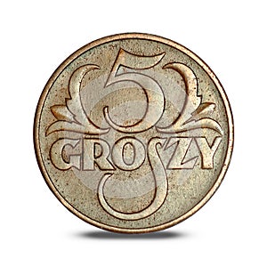 5 grosze coin1939