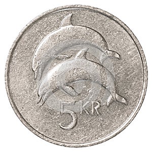 5 icelandic krona coin
