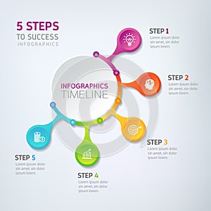 5 Steps Infographics