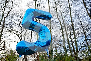 5 year old today balloon