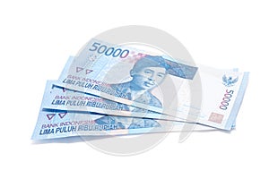 50 000 IDR banknotes