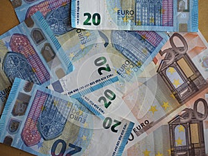 50 and 20 euro notes, European Union