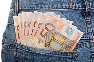 50 euro banknotes photo