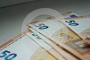 50 euro banknotes money