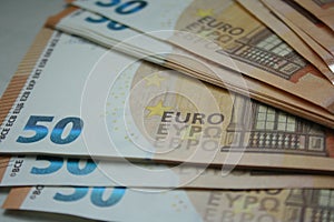 50 euro banknotes money