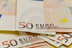 50 Euro money detail